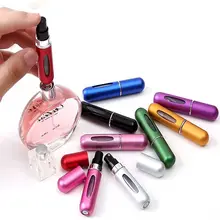 5 мл многоразовый мини флакон-спрей для духов Алюминиевый распылитель портативный дорожный косметический контейнер флакон для духов