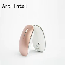 Бесшумная беспроводная мышь, портативная эргономичная мышь 2,4 ГГц, USB оптическая мышь для ноутбука, компьютера, геймера, ночного компьютера