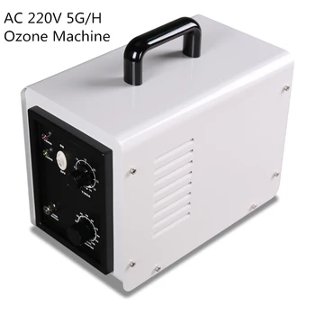 

AC 220V 5G/H Ozone Machine Sterilizer Disinfection Adjustable Ozone Air Water Formaldehyde Timer Air Purifier Double Case