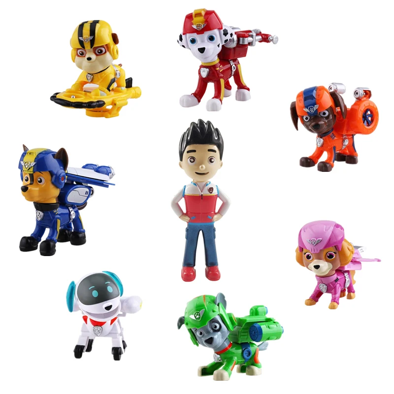 8pcs/set Paw Patrol Puppy Air Rescue Patrol Car Patrulla Canina Cartoon Anime Ryder Action Figure Toys for Children Gift S - buy at the price of $15.83 in aliexpress.com | imall.com