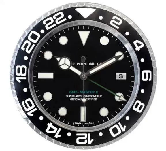 Настенные часы односторонние часы домашний декор роскошные металлические современные дизайнерские настенные часы дизайнерские часы с логотипом - Цвет: 3