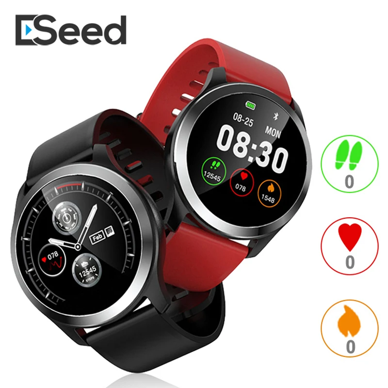 ESEED Z03 Смарт-часы мужские ECG PPG монитор сердечного ритма IP68 водонепроницаемый смарт-часы регулировка яркости смарт-браслет для android