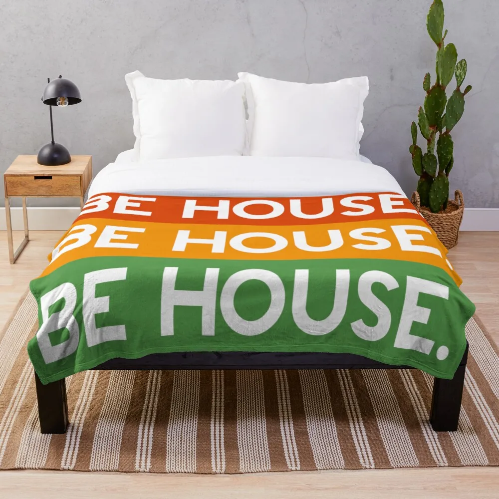 

All Season Printed Fleece Blanket Super Soft Cozy Throw Blanket Be House Squared