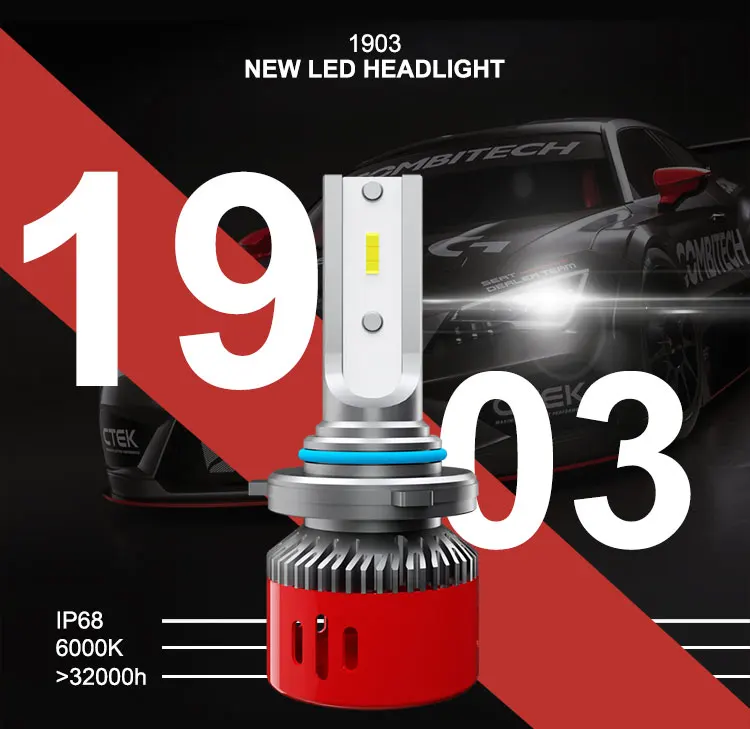 CROSSFOX Авто Противотуманные фары 12V 6000K H7 светодиодный H4 9005 HB3 9006 HB4 H1 светодиодный H11 H9 H8 противотуманных фар автомобиля для укладки волос головные фары лампы 12000LM
