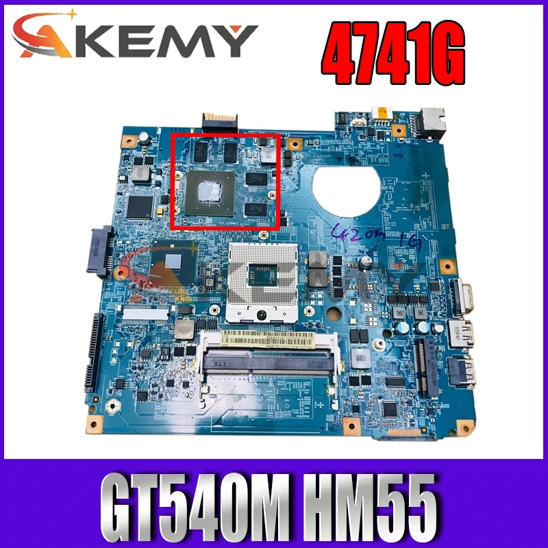 48.4GY02.051 материнская плата для ноутбука ACER 4741 4741G MS2203 MS2206 Материнская PGA989 GPU GT540M HM55
