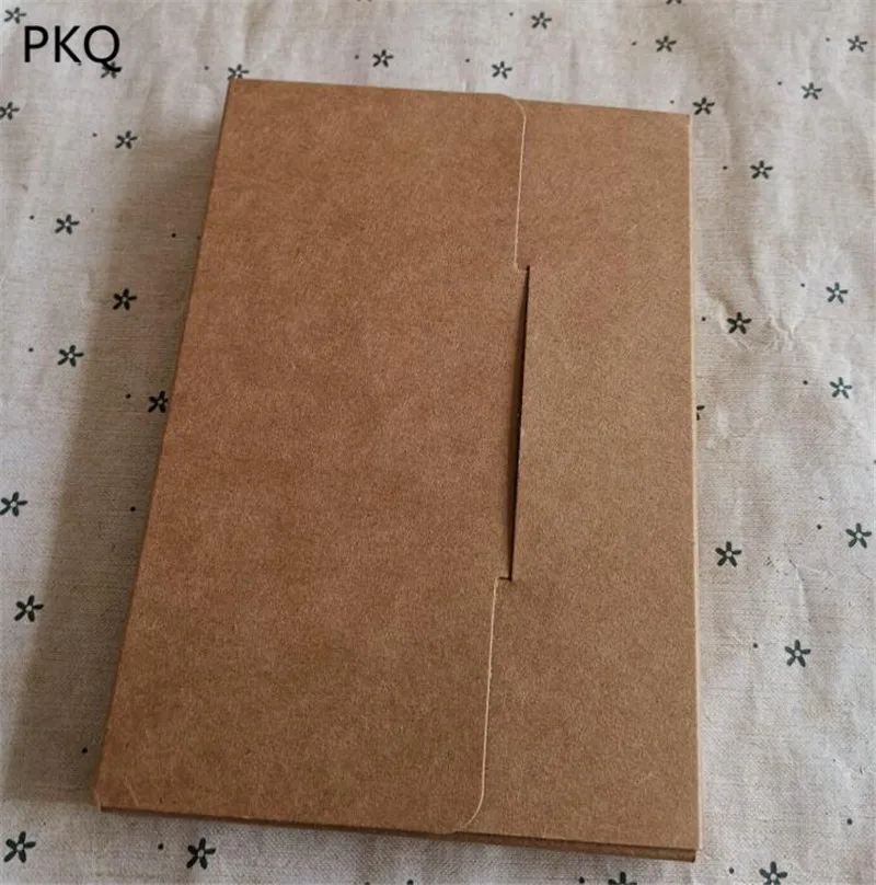5 шт/лот коричневая крафт-бумажная коробка самодельный Конверт Ретро открытка коробка с окном поздравительная открытка фото упаковочная коробка 2 размера