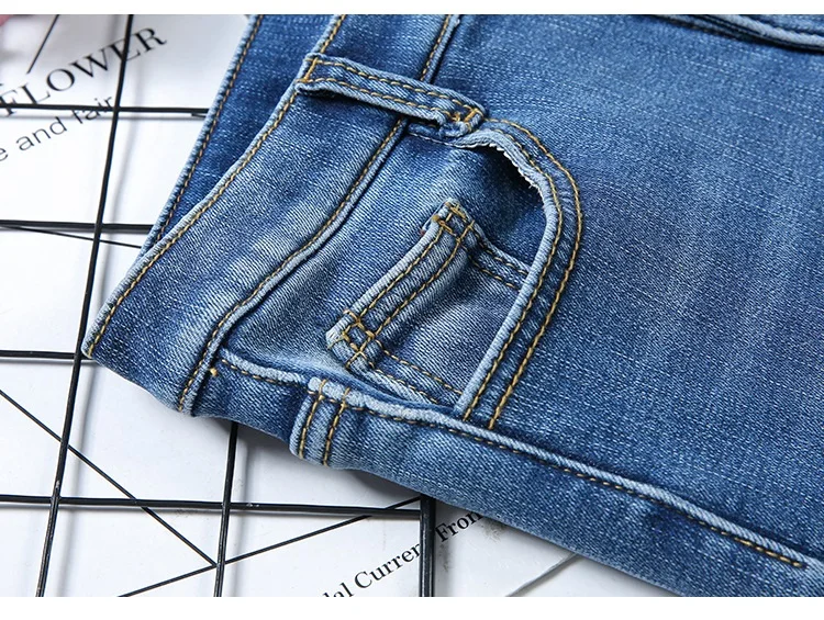 Женские джинсы зимние однотонные плотные теплые узкие брюки с высокой талией женские узкие джинсы DK001