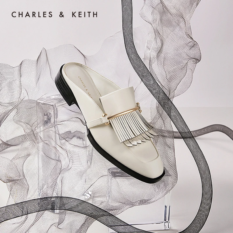 CHARLES＆KEITH Новинка на Осень 2020CK1-709002217Женские босоножки низком каблуке Хлопья