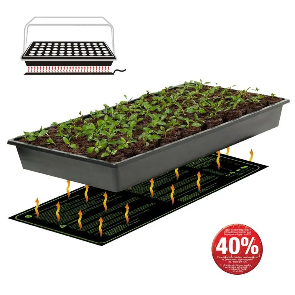 

US/EU/UK 105C Seedling Heat Mat Plant Seed Germination Propagation Clone Starter Pad Vegetable Flower Garden Tools Greenhouse