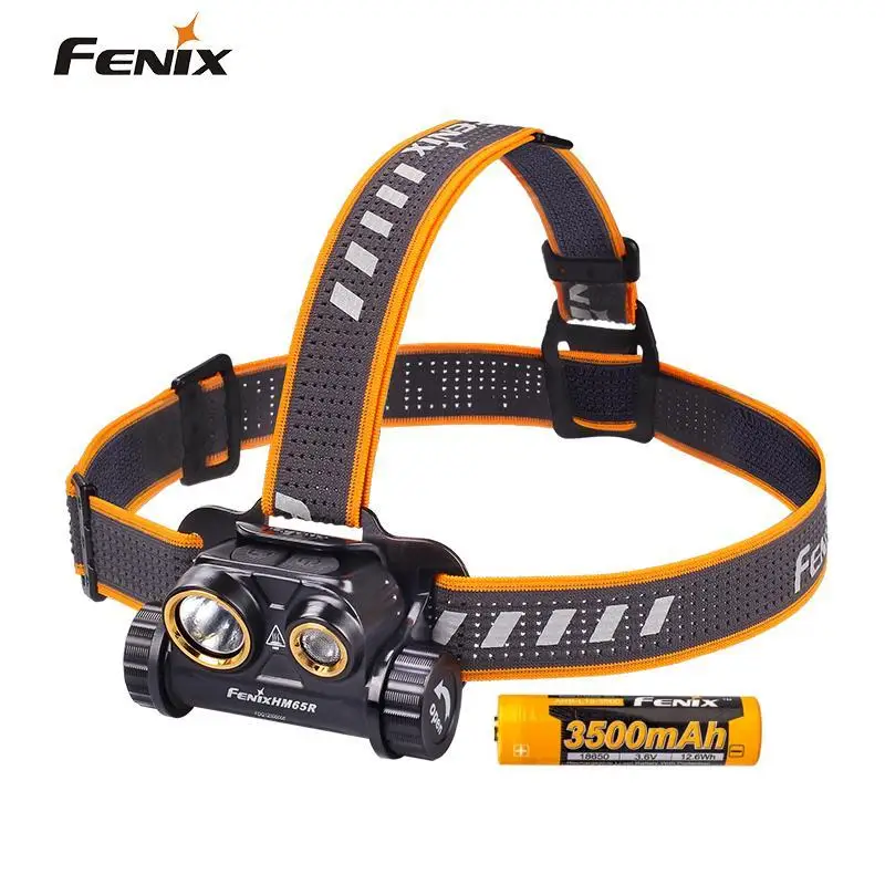Двойные светильник Ники света FENIX HM65R 1400 люмен тройной магниевый налобный фонарь