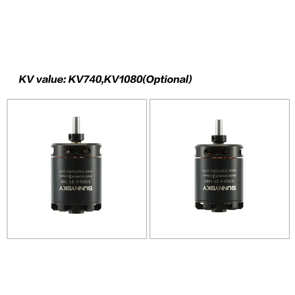 SUNNYSKY X2826 740KV 1080KV бесщеточный двигатель с фиксированным крылом для многоосевой воздушной радиоуправляемой модели бесщеточного двигателя самолета