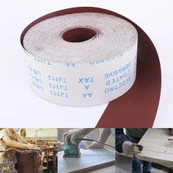 Rouleau de tissu émeri 1M 60 – 600 grains, papier de verre pour polissage, outils de meulage, travail des métaux, meubles abrasifs 