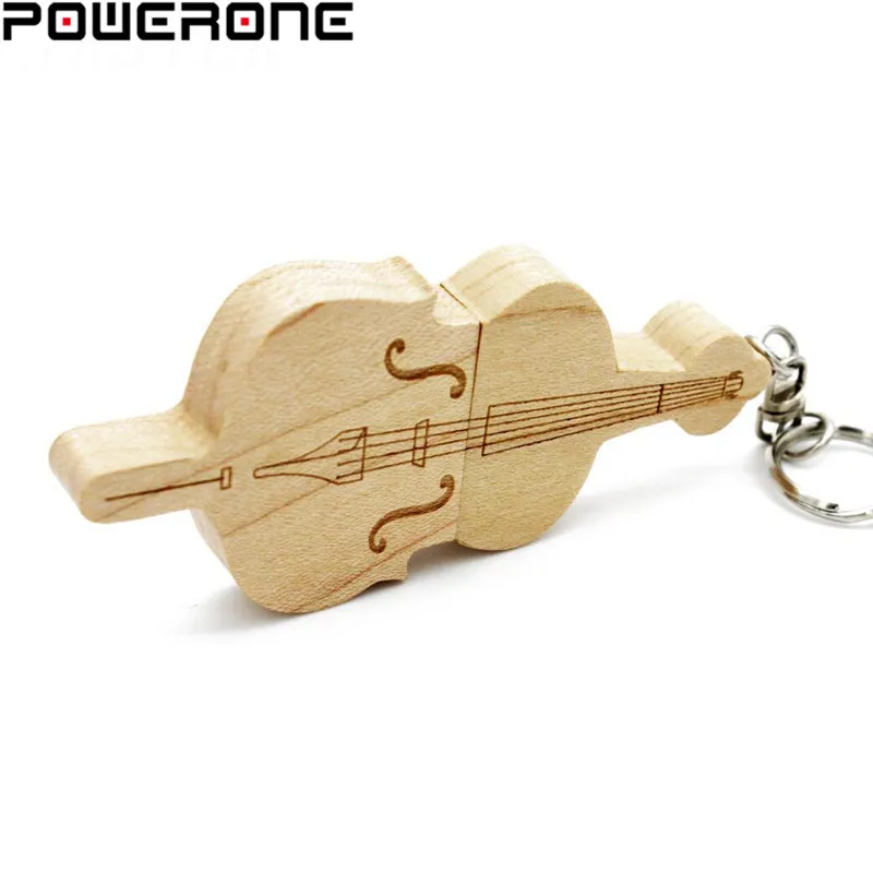 POWERONE USB 2 0 деревянные гитары стиль usb флэш накопитель музыкальный флеш 4 ГБ 16 32 64 Гб