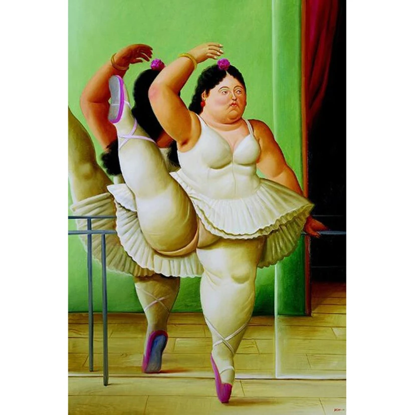 uafhængigt hovedvej udstilling Full Square/round Diamond Painting balleting dancer by Fernando Botero  Embroidery Picture Rhinestones Cross Mosaic Craft WG2012 - AliExpress Home  & Garden