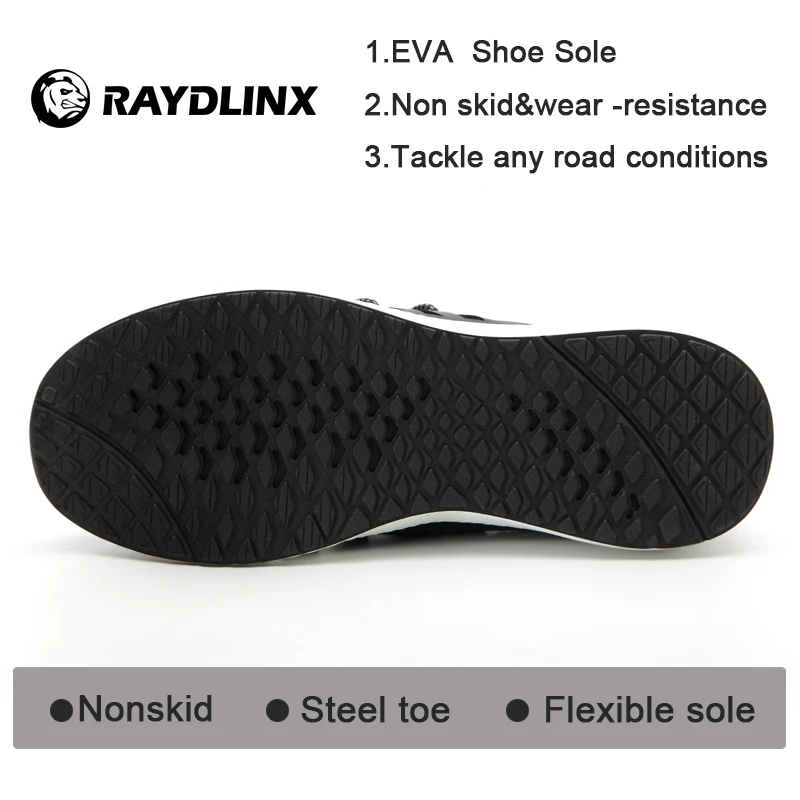 RAYDLINX/дышащая мужская безопасная обувь Ботинки со стальным носком Повседневная