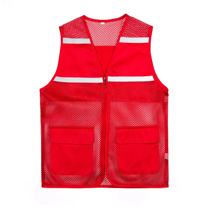 Generic High Visibility Reflective Vest Volunteer Worker Running Mesh