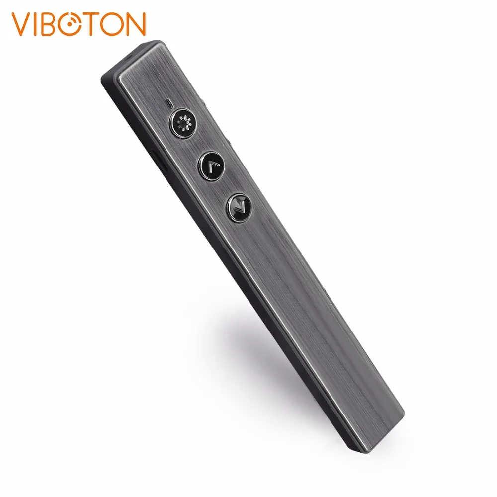 

VIBOTON PR20 Wireless Presenter Power Point PPT Clicker Presentation Remote Control Pen Laser Pointer Flip Pen
