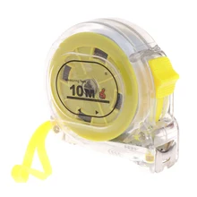 5 м 10 м Выдвижная рулетка прозрачная Метрическая стальная сантиметровая лента, измерительная линейка Прямая поставка