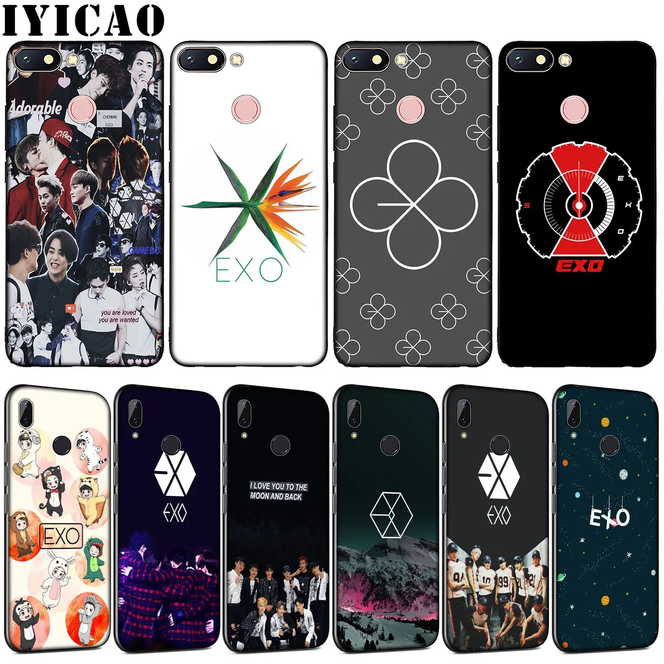 EXO lucky one Мягкий силиконовый чехол для телефона из ТПУ Xiaomi Redmi Note 8 8A 8T 7 7A 6 6A 5 5A GO S2 K30