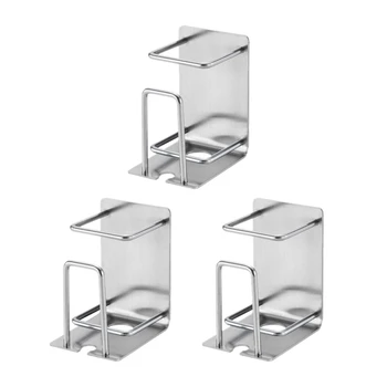 

3PCS 304 Stainless Steel Storage Wall Hanging Bracket Hook Paste Toothpaste Toothbrush Storage Rack