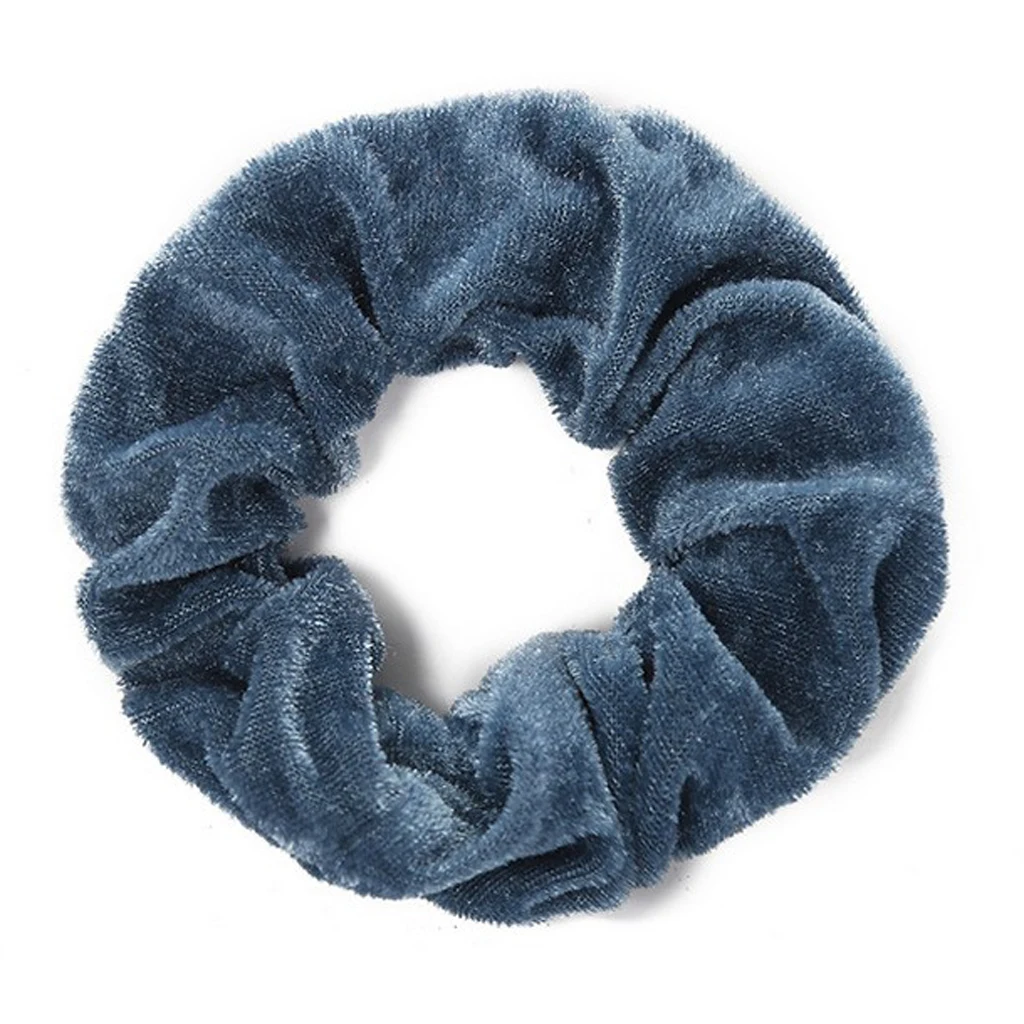 50-Pack Velvet Elastics Bobbles Hair Bands Colorful Hair Tie Ropes Scrunchie  lovely satin Hair bands bright color hair Band