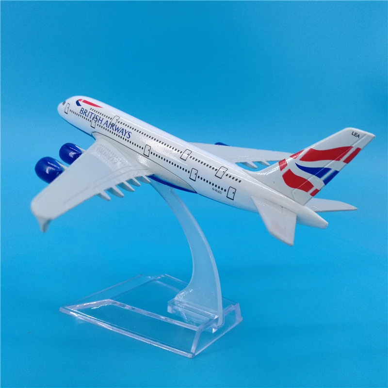 Details about   British Airbus A380-800 Superjumbo Metal 1:400 die-cast toy Model Aircraft Plane 