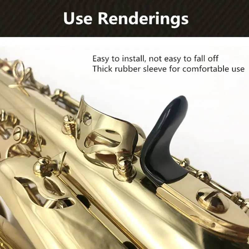 

5pcs Rubber Saxophone Thumb Rest Saver Cushion Pad Finger Protector Alto Tenor Soprano Saxophone Finger Pad