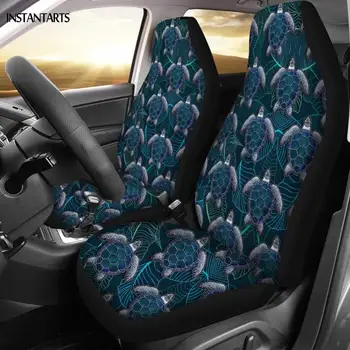

INSTANTARTS Sea Turtle Hawaiian Pattern Universal Fit Car Seat Cover Interior Car Protector Full Wrap All Year Use Cushion Cover