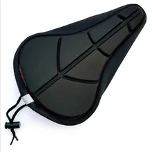 Подушка для горного велосипеда из чистого силикона, толстое сидение для горного велосипеда, удобный чехол для седла из силикагеля, принадлежности для езды на велосипеде