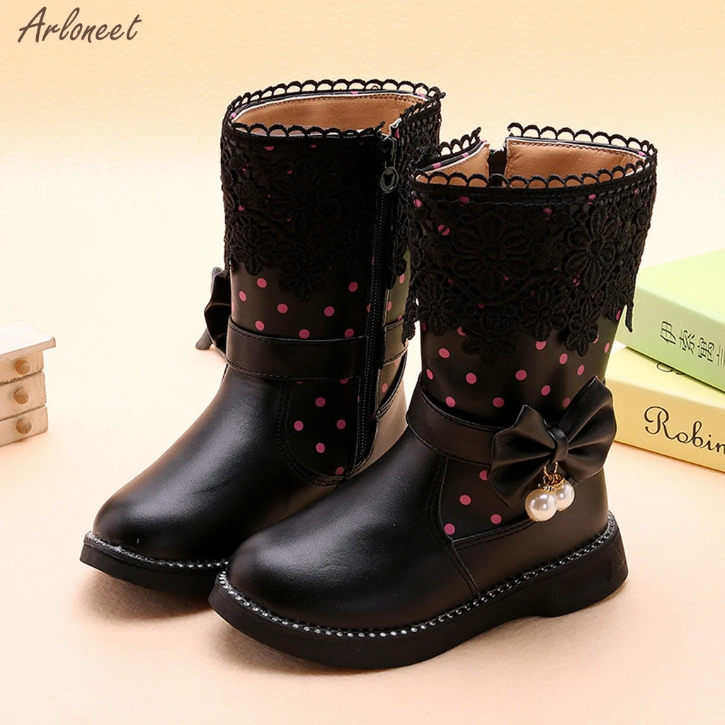 Toddler Infant Kids Baby Girls Butterfly Knot Princess Shoes Boots Baby Non-slip Toddler Shoes NEW Fashion Casual