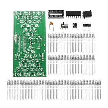 

DIY Electronic Hourglass Kit Interesting Learning Kit MCU DIY LED Flash Kits Spare Parts Accessory