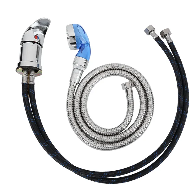 Hair Salon Chair Salon Shampoo Faucet Set Hot/Cold Mixer With - Main Image