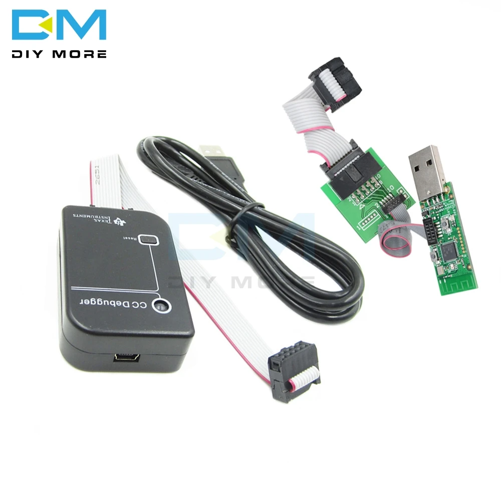 Baratos CC2531 Zigbee emulador CC Depurador USB programador CC2540 CC2531 Sniffer Bluetooth módulo conector Downloader Cable