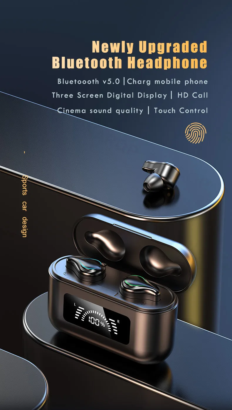 ruído 9d estéreo esportes fones de ouvido com microfone
