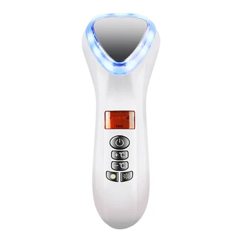 

Pores Shrinking Ultrasonic Vibration Skin Care Hot Cold Cleansing Electric Face Massager Fine Wrinkle Device Sonic Facial