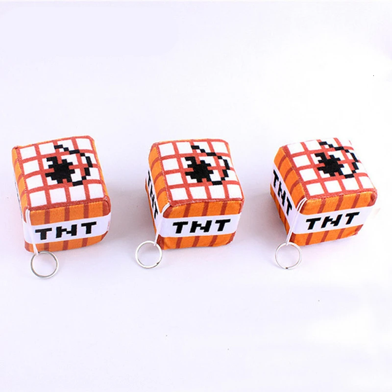 Горячая распродажа 10 см * Плюшевые игрушки хлопок чучела TNT брелок бомба для детей
