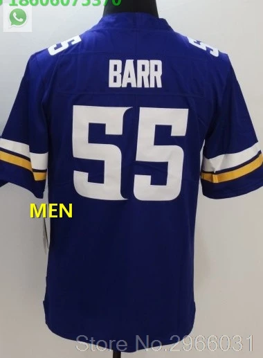 Vikings Мужские взрослые Джерси 14 Стефон диггз 19 adam thielen 22 чехол Keenum 7 Harrison 33 Dalvin Cook Smith Adam Minnesota - Цвет: For men