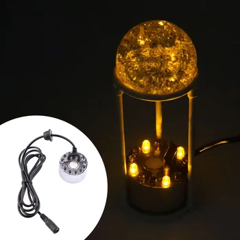 

Outdoor Camping fog lamp Mist Generator Fogger Replacement with 12 LED Lights Mist Fogger with LED Light Campfire
