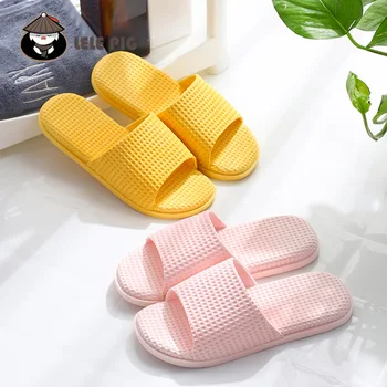 

Solid Bathroom Slipers Lighweight Shoes For House Women's Sliders Sandals Summer Indoor Hoom Bathroom Y9Y090A33