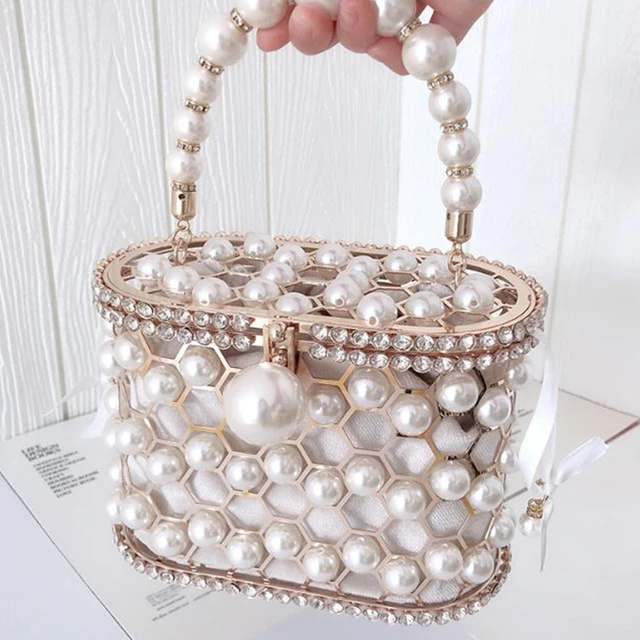 【MOUSSY】 BIG F/PEARL バッグ