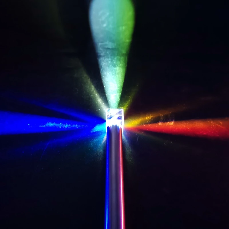 15mm  Cubic Science Cube Optical Prisma Photography with Hexahedral Prism Home Decoration  Prism Glass Only 1pcs