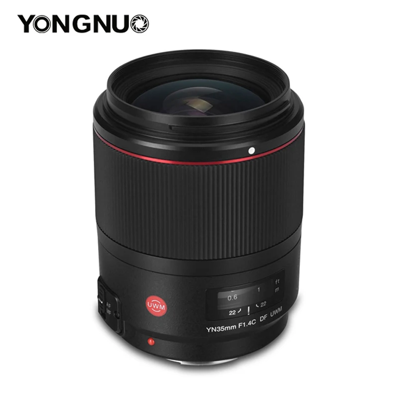 Объектив YONGNUO YN 35 мм F1.4 DF UWM фиксированный объектив с автофокусом для Canon 6D 5D MARK IV 70D