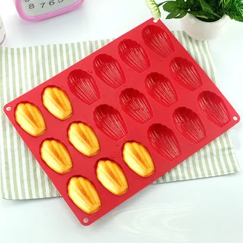 

Food Grade Silicone 18 Holes Shell Mold Thickening Silicone Mold High Temperature Resistant DIY Kitchen Baking Tools