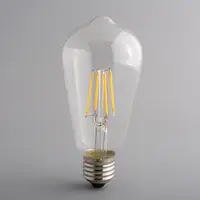 Светодиодный светильник Эдисона в винтажном стиле E27 ST64, антикварная лампа накаливания, Прямая поставка