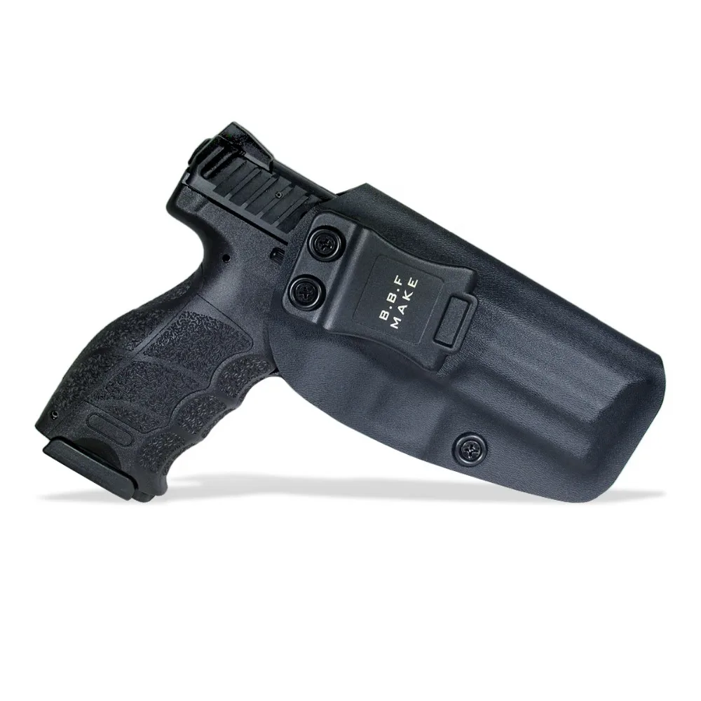 B.B.F Make IWB Тактический KYDEX пистолет кобура на заказ подходит: HK VP9 SFP9-SF/TR внутри скрытый пояс для переноски кейс для пистолета Зажим для ремня