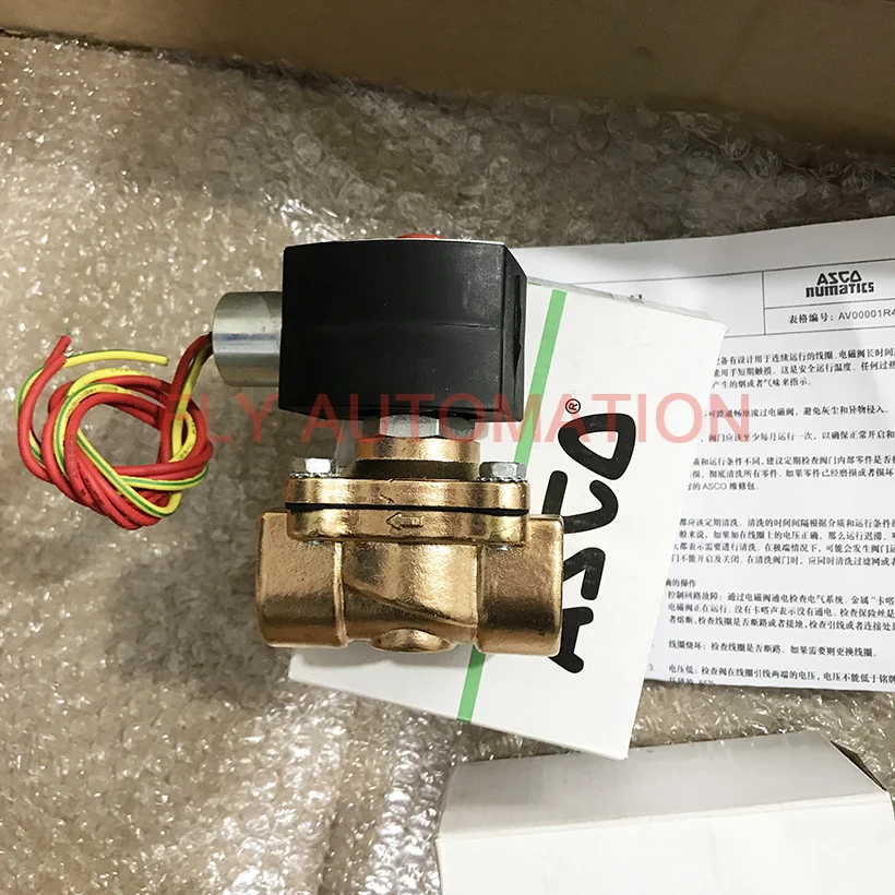 EF8210G009 8210G009 ASCO 8210 серии 3/" DN20 латунный корпус пилотный электромагнитный клапан