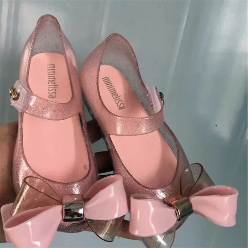 Melissa Mini новая обувь для девочек прозрачные сандалии детская с перфорацией