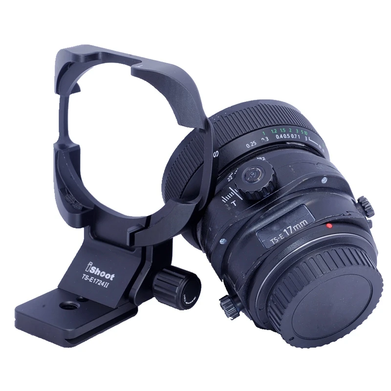 iShoot Tripod Mount Ring Lens Collar for Canon TS-E 17mm f/4L Tilt-Shift Lens 3553B002 & Canon TS-E 24mm f/3.5L II Tilt-Shift Lens 3552B002 with Quick Release Plate for Arca-Swiss Fit Tripod Ballhead iShoot Tripod Mount Ring Lens Collar for Canon TS-E 17mm f/4L Tilt-Shift Lens 3553B002 & Canon TS-E 24mm f/3.5L II Tilt-Shift Lens 3552B002 with Quick Release Plate for Arca-Swiss Fit Tripod Ballhead