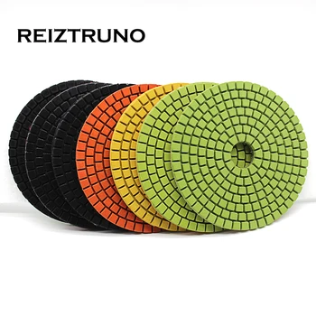 

Reiztruno 3”/4“ diamond polishing pads for marble,granite,quartz polishing,wet polishing pads,7 pcs/set