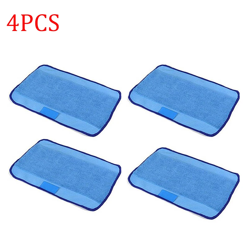 4 шт. микрофибра Pro Clean Mopping Cloths Pad для iRobot Braava Minit 4200 5200 5200C 380 380t Запчасти робота